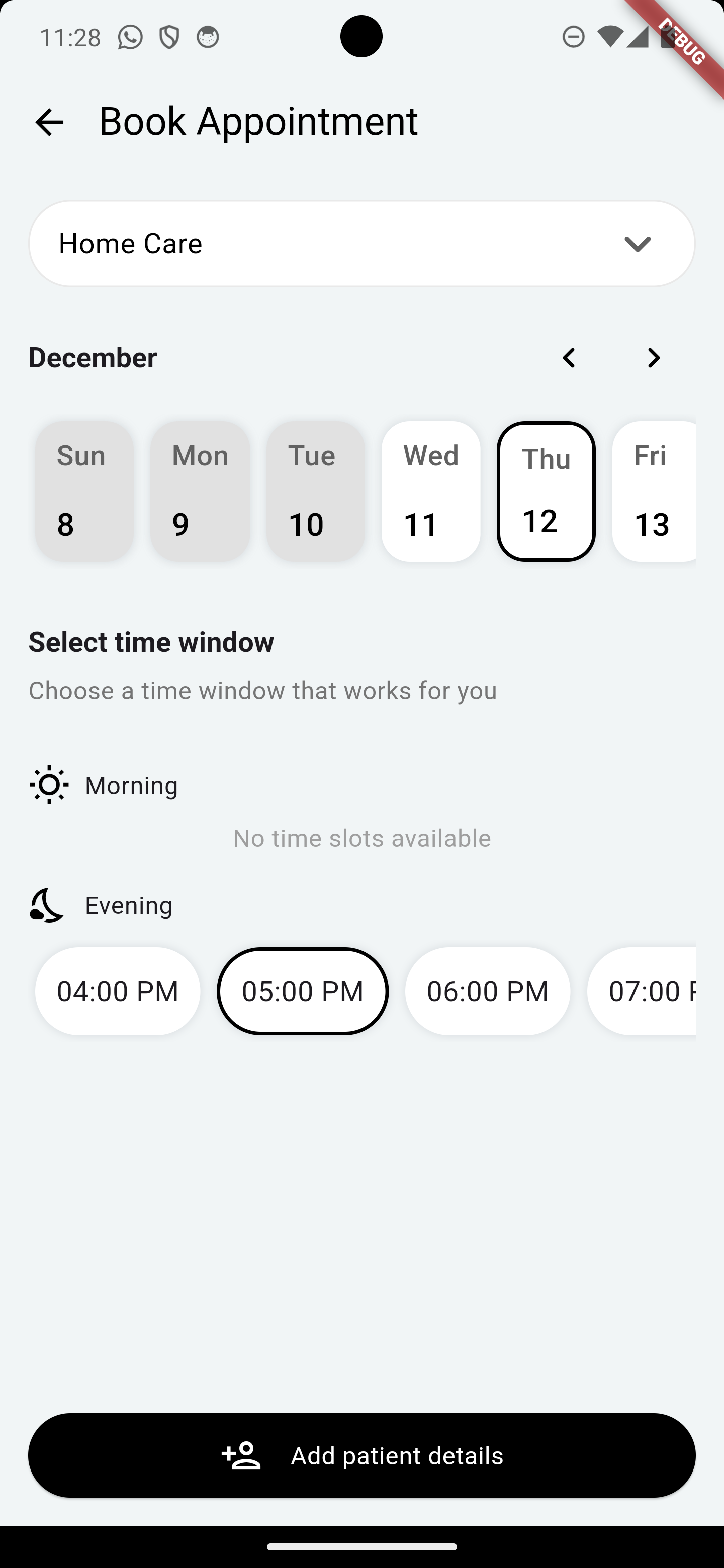 Customer App Interface Screenshot 4