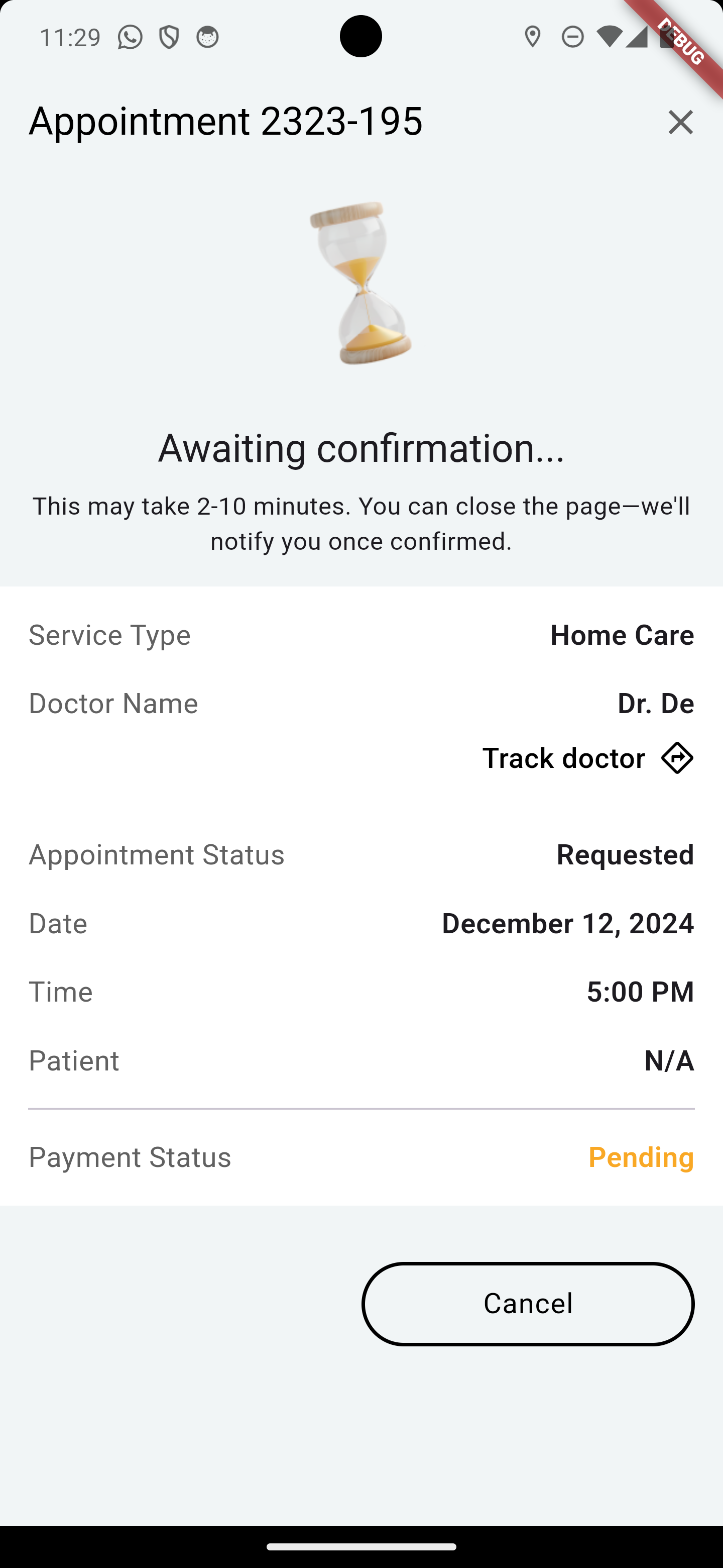 Customer App Interface Screenshot 6